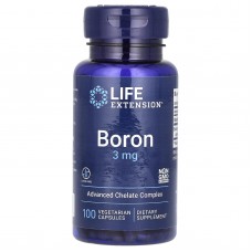 Бір, Boron, Life Extension, 3 мг, 100 вегетаріанських капсул