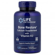 Відновлення кісток + К2, Bone Restore, Life Extension, 120 капсул