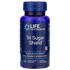 Снижение сахара в крови, Tri Sugar Shield, Life Extension, 60 капсул Снижение сахара в крови, Tri Sugar Shield, Life Extension, 60 капсул