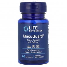 Вітаміни для очей, Ocular Support with Saffron, Life Extension, 60 гелевих капсул Вітаміни для очей, Ocular Support with Saffron, Life Extension, 60 гелевих капсул