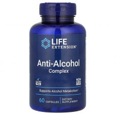Антиалкогольний комплекс, Anti-Alcohol Complex, Life Extension, 60 капсул Антиалкогольний комплекс, Anti-Alcohol Complex, Life Extension, 60 капсул