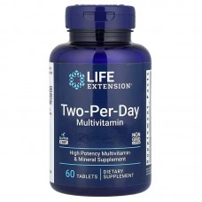 Мультивитамины, Two-Per-Day Multivitamin, Life Extension, по 2 в день, 60 таблеток Мультивитамины, Two-Per-Day Multivitamin, Life Extension, по 2 в день, 60 таблеток