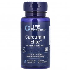 Екстракт куркуми, Curcumin Elite Turmeric Extract, Life Extension, 30 вегетаріанських капсул Екстракт куркуми, Curcumin Elite Turmeric Extract, Life Extension, 30 вегетаріанських капсул