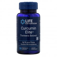 Экстракт куркумы, Curcumin Elite Turmeric Extract, Life Extension, 30 капсул Экстракт куркумы, Curcumin Elite Turmeric Extract, Life Extension, 30 капсул