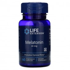 Мелатонин, Melatonin, Life Extension, 10 мг, 60 капсул Мелатонин, Melatonin, Life Extension, 10 мг, 60 капсул