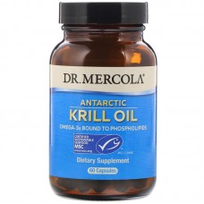 Масло криля арктического, Krill Oil, Dr. Mercola, 60 капсул Масло криля арктического, Krill Oil, Dr. Mercola, 60 капсул