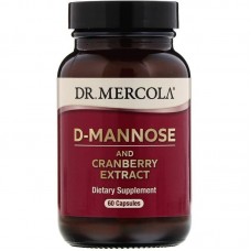 Поддержка почек с клюквой, D-Mannose and Cranberry, Dr. Mercola, 60 капсул Поддержка почек с клюквой, D-Mannose and Cranberry, Dr. Mercola, 60 капсул