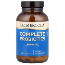 Пробиотики, комплекс, Complete Probiotics, Dr. Mercola, 70 млрд КОЕ, 90 капсул Пробиотики, комплекс, Complete Probiotics, Dr. Mercola, 70 млрд КОЕ, 90 капсул