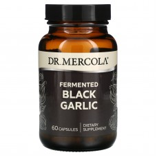 Чёрный чеснок, Black Garlic, Dr. Mercola, ферментированный, 60 капсул Чёрный чеснок, Black Garlic, Dr. Mercola, ферментированный, 60 капсул