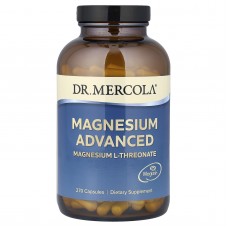 Магній L-треонат, Magnesium Advanced, Dr. Mercola, 270 капсул Магній L-треонат, Magnesium Advanced, Dr. Mercola, 270 капсул