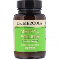 Фолат, Folate, Dr. Mercola, 5 мг, 30 капсул Фолат, Folate, Dr. Mercola, 5 мг, 30 капсул