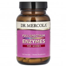 Ферменты полный спектр для женщин, Full  Spectrum Enzymes, Dr. Mercola, 90 капсул Ферменты полный спектр для женщин, Full  Spectrum Enzymes, Dr. Mercola, 90 капсул