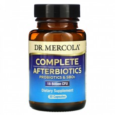 Пробиотическая формула, Complete Afterbiotics, Dr. Mercola, 18 млрд КОЕ, 30 капсул Пробиотическая формула, Complete Afterbiotics, Dr. Mercola, 18 млрд КОЕ, 30 капсул