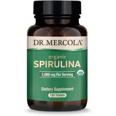 Спирулина, Spirulina, Dr. Mercola, 2000 мг, 120 таблеток Спирулина, Spirulina, Dr. Mercola, 2000 мг, 120 таблеток