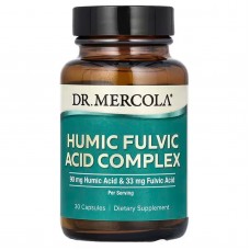 Гумінова та фульвова кислота, комплекс, Humic Fulvic Acid Complex, Dr. Mercola, 30 капсул Гумінова та фульвова кислота, комплекс, Humic Fulvic Acid Complex, Dr. Mercola, 30 капсул