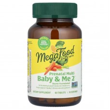 Витамины для беременных 2, Baby & Me 2, MegaFood, 60 таблеток Витамины для беременных 2, Baby & Me 2, MegaFood, 60 таблеток
