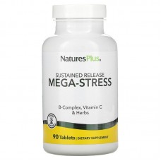 Мега-Стресс, комплекс, Mega-Stress, Nature's Plus, 90 таблеток Мега-Стресс, комплекс, Mega-Stress, Nature's Plus, 90 таблеток