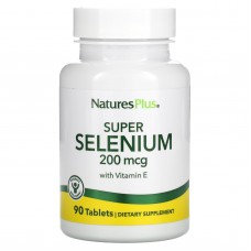 Селен, Super Selenium, Nature's Plus, 200 мкг, 90 таблеток Селен, Super Selenium, Nature's Plus, 200 мкг, 90 таблеток