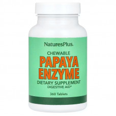 Ферменти папайї, Papaya Enzyme, Nature's Plus, 360 жувальних таблеток