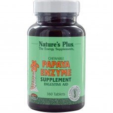 Ферменты папайи, Papaya Enzyme, Nature's Plus, 360 жевательных таблеток Ферменты папайи, Papaya Enzyme, Nature's Plus, 360 жевательных таблеток