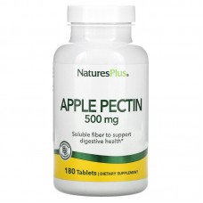 Яблочный пектин, Apple Pectin, Nature's Plus, 500 мг, 180 таблеток Яблочный пектин, Apple Pectin, Nature's Plus, 500 мг, 180 таблеток