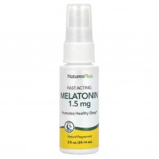 Мелатонин (спрей), InstaNutrient Melatonin, Nature's Plus, вкус мяты, 59.14 мл Мелатонин (спрей), InstaNutrient Melatonin, Nature's Plus, вкус мяты, 59.14 мл