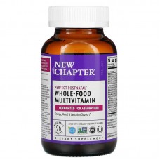 Мультивитаминный комплекс постнатальный, Postnatal MultiVitamin, New Chapter, 96 таблеток Мультивитаминный комплекс постнатальный, Postnatal MultiVitamin, New Chapter, 96 таблеток