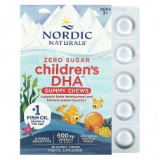 Рыбий жир для детей, Children's DHA Gummies, Nordic Naturals, 600 мг, 30 жевательных конфет Рыбий жир для детей, Children's DHA Gummies, Nordic Naturals, 600 мг, 30 жевательных конфет