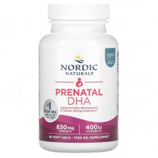 Рыбий жир для беременных, Prenatal DHA, Nordic Naturals, 500 мг, 90 капсул Рыбий жир для беременных, Prenatal DHA, Nordic Naturals, 500 мг, 90 капсул