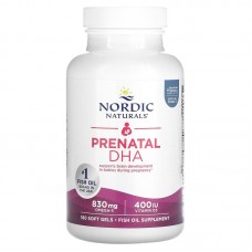 Рыбий жир для беременных, Prenatal DHA, Nordic Naturals, 500 мг, 180 капсул Рыбий жир для беременных, Prenatal DHA, Nordic Naturals, 500 мг, 180 капсул