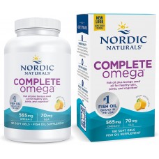 Омега 3 6 9 (лимон), Complete Omega, Nordic Naturals, 1000 мг, 180 капсул Омега 3 6 9 (лимон), Complete Omega, Nordic Naturals, 1000 мг, 180 капсул