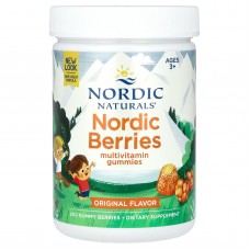 Витамины для детей от 3 лет, Multivitamin Gummies, Nordic Naturals, оригинальные, 200 жевательных ягод Витамины для детей от 3 лет, Multivitamin Gummies, Nordic Naturals, оригинальные, 200 жевательных ягод