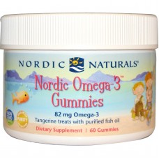 Риб'ячий жир для дітей (мандарин), Omega-3 Gummies, Nordic Naturals, 60 желе