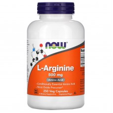 L-аргинин, L-Arginine, Now Foods, 500 мг, 250 вегетарианских капсул L-аргинин, L-Arginine, Now Foods, 500 мг, 250 вегетарианских капсул