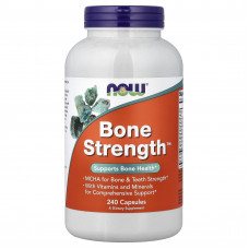 Міцні кістки, Bone Strength, Now Foods, 240 капсул