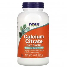 Цитрат кальция, Calcium Citrate, Now Foods, порошок, 227 г Цитрат кальция, Calcium Citrate, Now Foods, порошок, 227 г