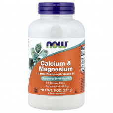 Кальцій та магній, Calcium & Magnesium, Now Foods, 227 г Кальцій та магній, Calcium & Magnesium, Now Foods, 227 г