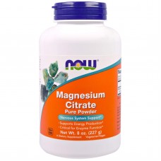 Магния цитрат, Magnesium Citrate, NOW Foods, 100% чистый порошок, 227 г Магния цитрат, Magnesium Citrate, NOW Foods, 100% чистый порошок, 227 г