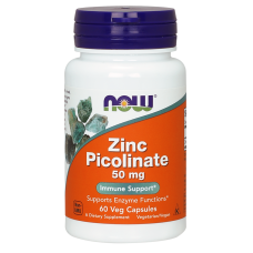 Пиколинат цинка, Zinc Picolinate, Now Foods, 50 мг, 60 капсул