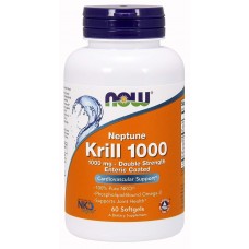 Масло криля Neptune, Krill, Now Foods, двойная сила, 1000 мг, 60 капсул Масло криля Neptune, Krill, Now Foods, двойная сила, 1000 мг, 60 капсул