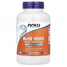 Масло криля Neptune, Krill, Now Foods, двойная сила, 1000 мг, 120 капсул Масло криля Neptune, Krill, Now Foods, двойная сила, 1000 мг, 120 капсул