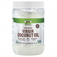 Кокосова олія, Coconut Oil, Now Foods, Real Food, першого віджиму, органічна, 591 мл Кокосова олія, Coconut Oil, Now Foods, Real Food, першого віджиму, органічна, 591 мл