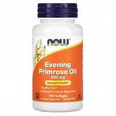 Масло вечерней примулы, Evening Primrose Oil, Now Foods, 500 мг, 100 капсул Масло вечерней примулы, Evening Primrose Oil, Now Foods, 500 мг, 100 капсул