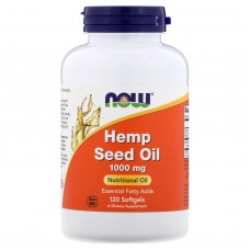 Масло семян конопли, Hemp Seed Oil, NOW Foods, 1000 мг, 120 гелевых капсул Масло семян конопли, Hemp Seed Oil, NOW Foods, 1000 мг, 120 гелевых капсул