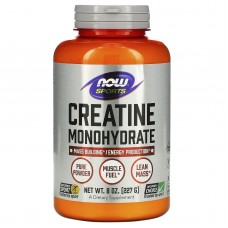 Креатин моногідрат, Creatine Monohydrate, Now Foods, Sports, чистий порошок, 227 г Креатин моногідрат, Creatine Monohydrate, Now Foods, Sports, чистий порошок, 227 г