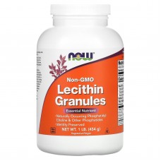 Лецитин в гранулах, Lecithin, Now Foods,  без ГМО, 454 г Лецитин в гранулах, Lecithin, Now Foods,  без ГМО, 454 г