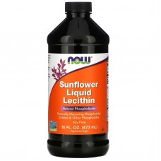 Лецитин подсолнечный, Lecithin, Now Foods, жидкий,  473 мл Лецитин подсолнечный, Lecithin, Now Foods, жидкий,  473 мл