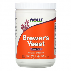 Пивные дрожжи, Brewer's Yeast, Now Foods, Super Food, 454 гр.
