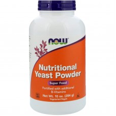 Пищевые дрожжи, Nutritional Yeast, Now Foods, порошок, 284 г