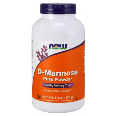 D-манноза, D-Mannose, Now Foods, сертифікований органічний порошок, 170 г